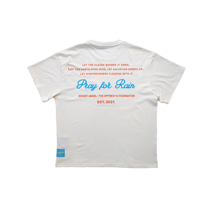 Prayer Hands Oversized Tee - Nude image 2